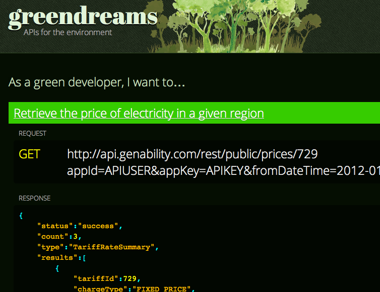 Green Dreams Website
