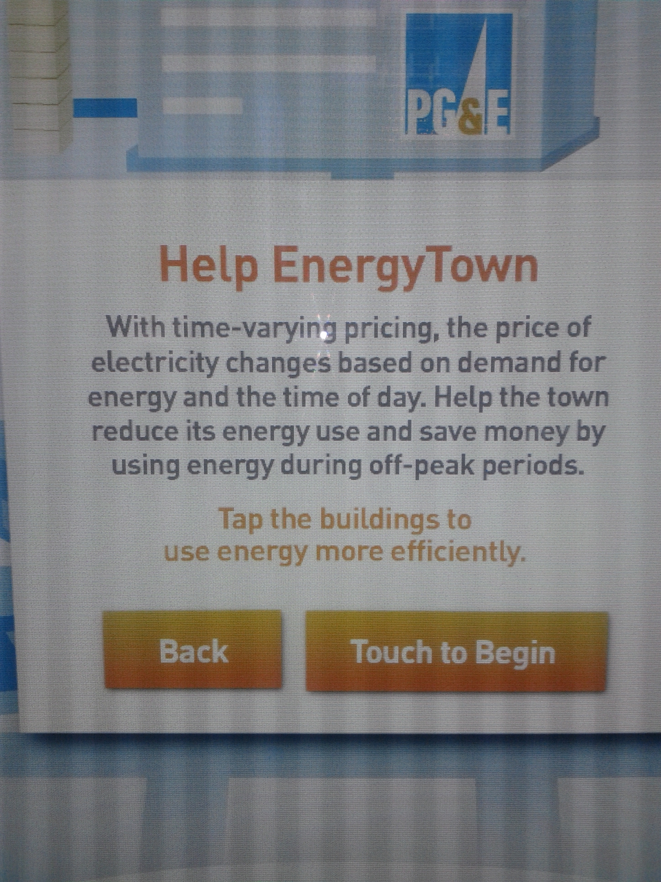 PG&E Interactive Energy Bus Stop